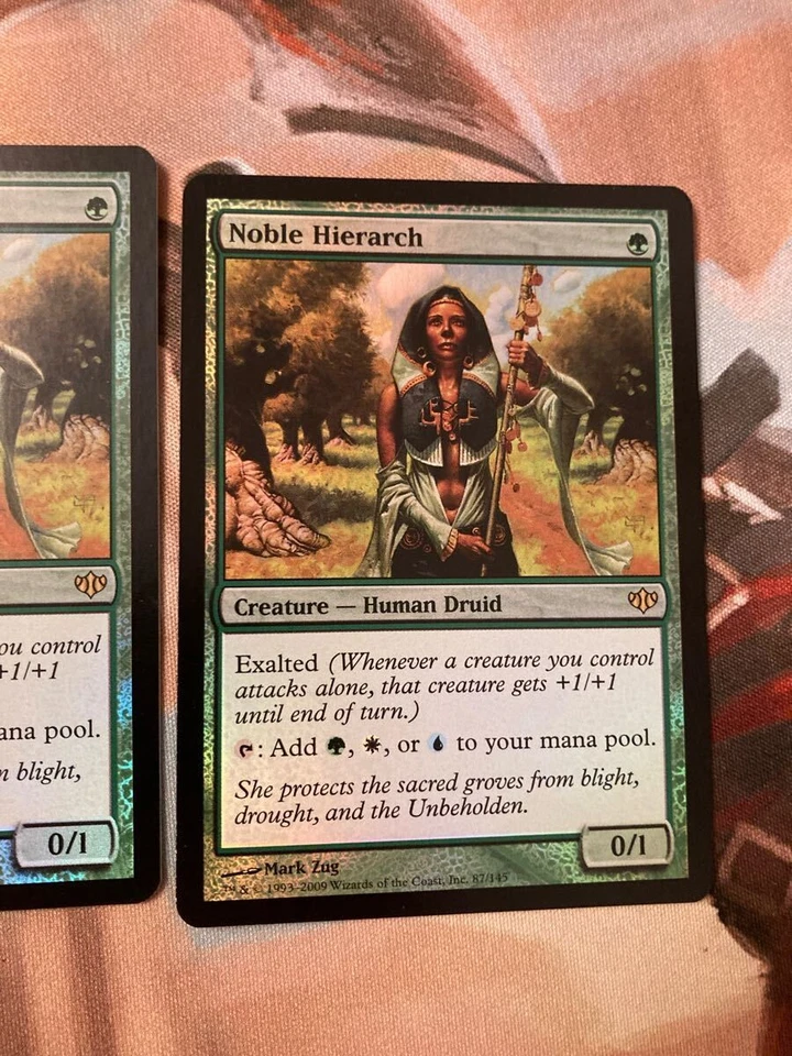 CON Noble Hierarch Foil MTG First Edition Conflux Set of 2 - Image 3 of 4