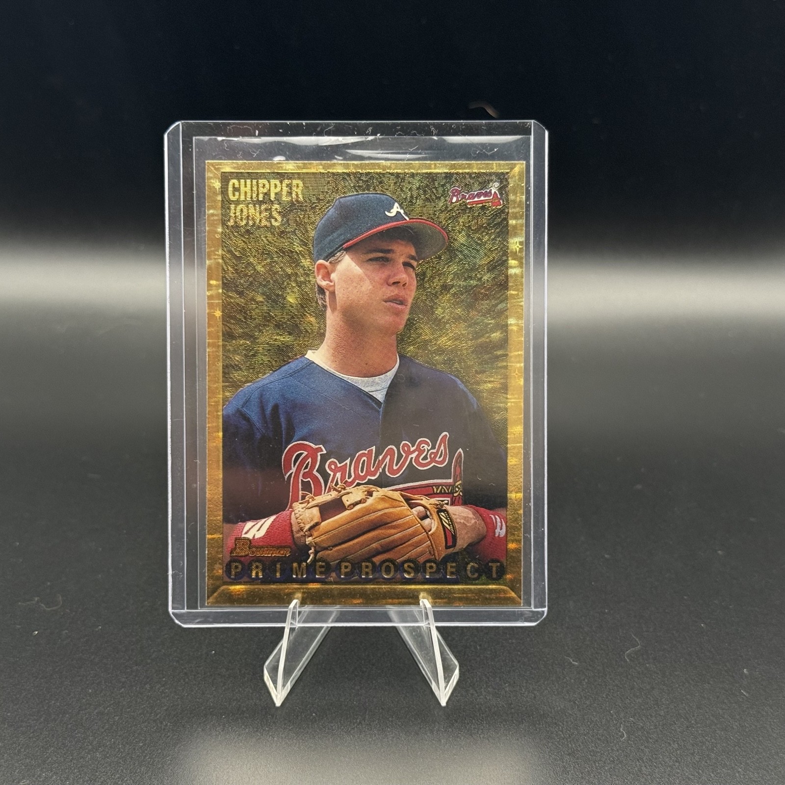 1995 Bowman - Prime Prospect Chipper Jones #262 Gold