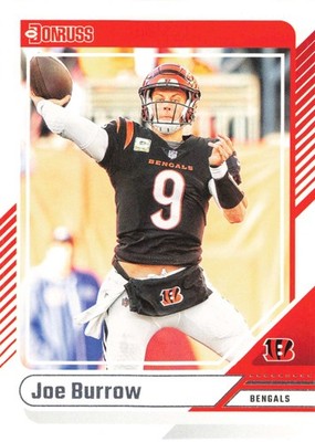 Joe Burrow 2024 Donruss #10 Cincinnati Bengals Football