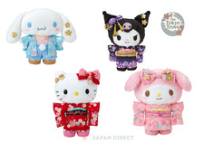 Sanrio Plush Doll Kimono Japanese Style Hello Kitty My Melody Kuromi Cinnamoroll
