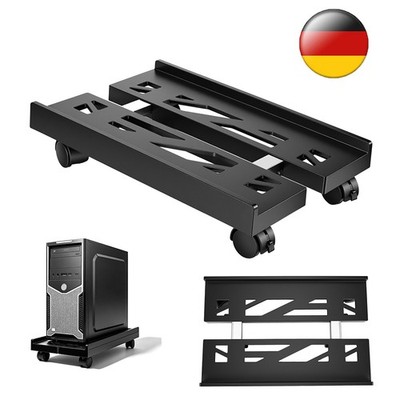 PC Ständer Mobiler CPU Halter mit 4 rollen Computer Tower Ständer für Gaming-PC