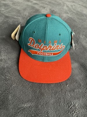 Vintage Miami Dolphins Proline Starter Wool Snapback Cap Adjustable Hat NWT 90s