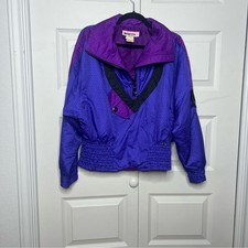 Vintage Obermeyer Ski Jacket Anorak Purple Bl...