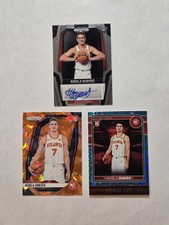Nikola Durisic Rookie RC 2024 Prizm AUTO + Orange Ice, NBA Hoops Teal Explosion