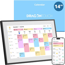 14" Touchscreen Digital Calendar Chore Chart - Smart Family Planner