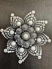 ACEO Original Dot Art Mandala Painting | Gray | Hand Painted Art Card — photo 2