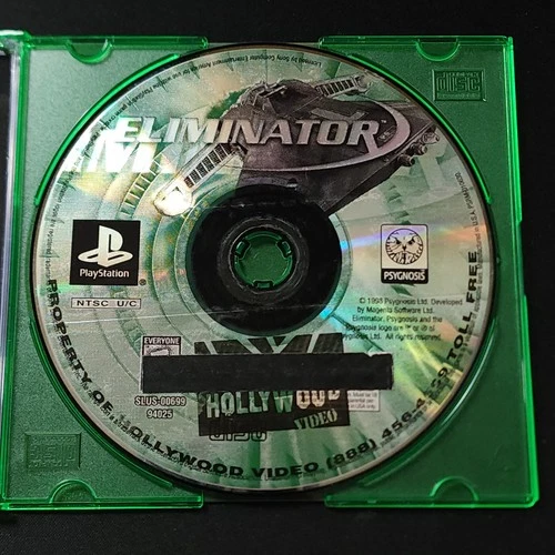 Eliminator - Playstation PS1 TESTED Disc Only