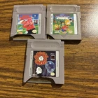 Nintendo Game Boy Cartridge Only Lot Of 3 Cartridges Have Broken Pieces
