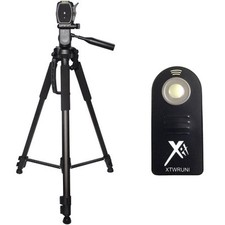 72" Tripod  Wireless Remote for Canon T8i, T7i, T7, T6i, T6, T5i, SL3, SL2