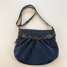 Travelon Crossbody Shoulder Bag Purse Navy Anti Theft RFID Technology Travel