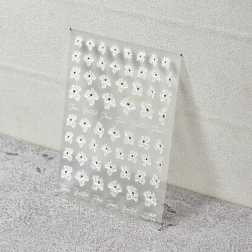 3D Nagelsticker Selbstklebend Nagelaufkleber Glitzer Struktur Textur Fingernägel - Bild 12 von 52