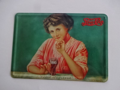 Blechschild - Pepsi Cola - I love its Flavor - 14,5 x 10 cm