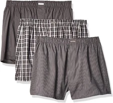 Calvin Klein Men's Cotton Classics Multipack Woven Boxers - NB4006