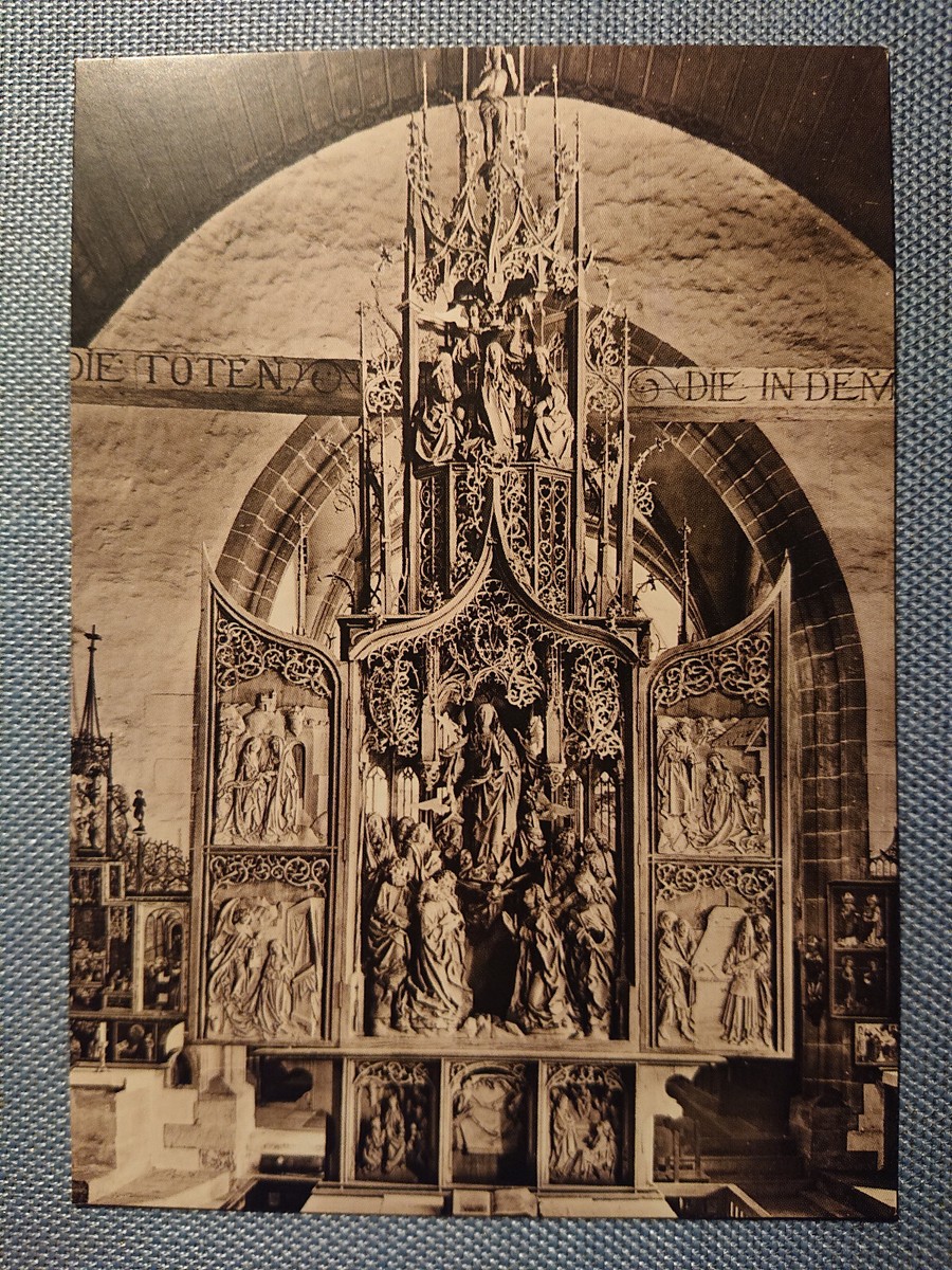 洋書 Der Creglinger Altar Mary's Altar by RIEMENSCHNEIDER, Tilman