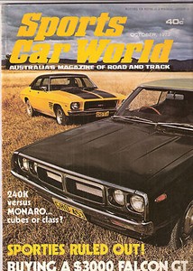 Sports Car World 1973 Oct Monaro Gts Falcon Gt Xr Xt Xw Xy Xa Rs Mini S Mg Td Ebay
