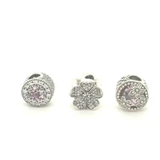 Pandora 925 791831nbp 791820pczmx 792055pcz dazzling flower slide charms NEW