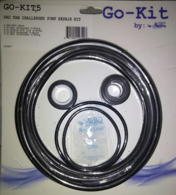 #ad Alladin GO KIT5 PAC FAB CHALLENGER PUMP REPAIR GO KIT $29.99
