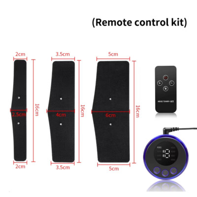 Electric Penis Stretcher Enhancer With Scrotum Ring - 3-in-1 Silicone For Men