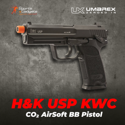 Umarex H&K USP C02 Blowback 6 mm Airsoft Pistol Black 2275043 w