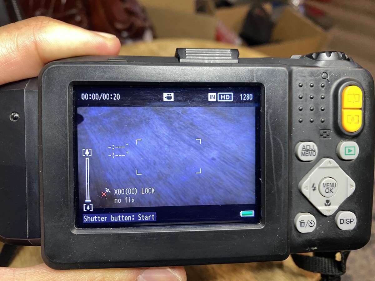 Ricoh G700SE 12.1MP 5-25mm F3.5-5 Rugged Digital Camera GPS Module
