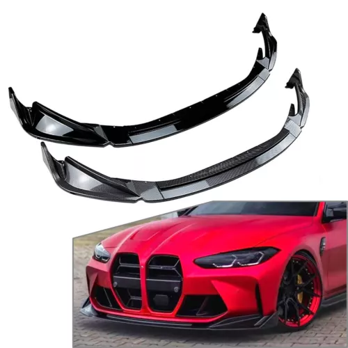 Für BMW G80 M3 G82 G83 M4 20-24 Carbon/Schwarz Frontspoiler Frontlippe Splitters - Bild 1 von 13