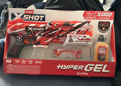 Zuru X Shot Hyper Gel Clutch Includes 5,000 Gel Pellets & Eyewear Ages 14+ NEW