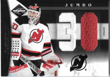 2011-12 Limited Jumbo Materials Jersey Numbers Prime #34 Brodeur 08/10 (ref9730)