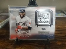 2021 Topps Update Series - David Ortiz 70th Anniversary Logo Patch Red Sox