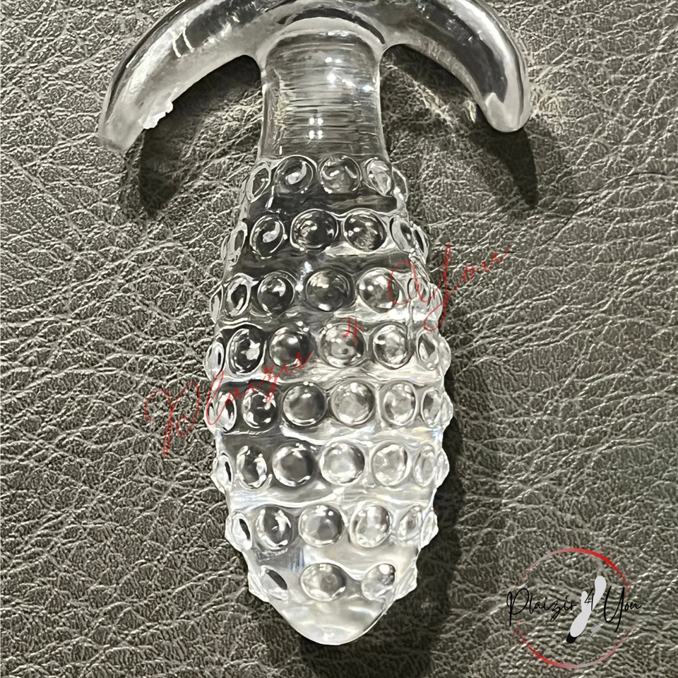 Sextoy Plug Anal Texturé Silicone Bijou jouet adulte Plaisir Prostate - Photo 3/4
