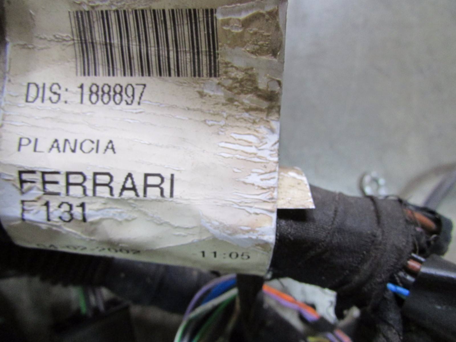 Ferrari 360, Main Dash Wiring Harness, Used, P/N 188897, S/C 195353