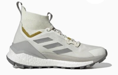 Adidas Terrex Free Hiker 2.0 Wander X Trail Shoes White/Yellow Women's Size 7.5
