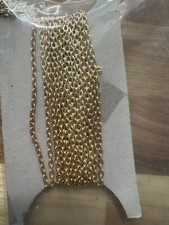 Gold Plated Belcher Chain, 5m Length, Jewellery Making, Bulk Buy Chain, Crafts