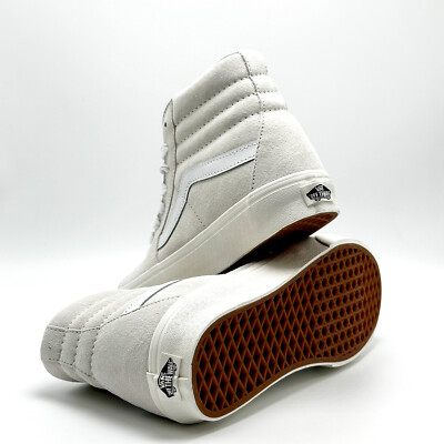 NEW* Unisex VANS SK8-HI Blanc De Blanc (VN0007NSJVY), Sz 8.0