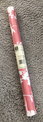 Ashford House Wallpaper Pink Floral One Double Roll AP7430 York Wallcoverings