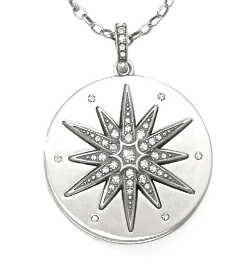 NWT Brighton CONTEMPO ICE STARBURST Silver Convertible