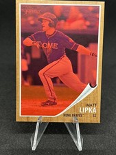 Matt Lipka 2011 Topps Heritage Minors Red Tint #155 68/620