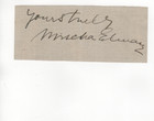 Russian American Violinist MISCHA ELMAN signed inscribed vintage calling card — photo 1
