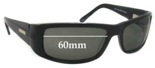 SFx Replacement Sunglass Lenses Fits Bill Bass Jet - 60mm Wide
