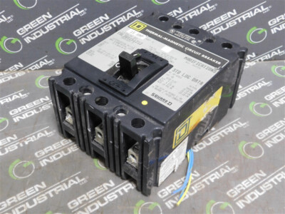 USED Square D FAL360151212 Circuit Breaker 15A 600V 250VDC Series 2