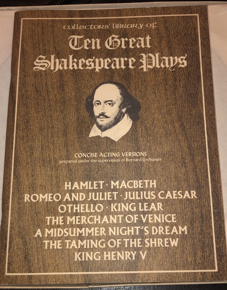 William Shakespeare Collectors Library of 10 Plays. Vinyl Box Set W/Book. NEW - Image 3 of 4