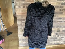 Persian Lamb Coat Faux Approx Size 12-14