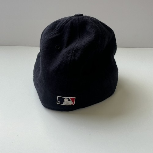 Vintage New Era New York Yankees 5950 Diamond Wool Hat Cap Made in USA Size 7 - Picture 6 of 6