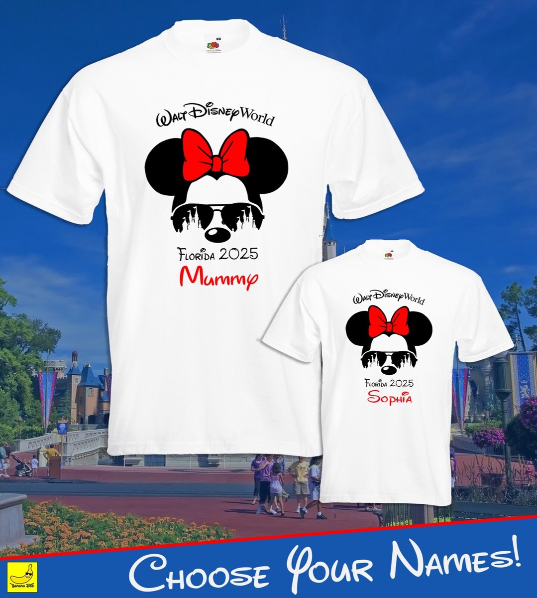25th Anniversary Cute Disney Shirts Personalized Disney Trip Shirts, Disneyland  Shirts, Disney Vacation T-shirt, Disney, image size:1079x1200