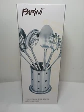 Parini 7 Piece Stainless Steel Utensil Set NEW IN BOX