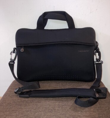 Samsonite 15'' Laptop Bag Black Zippered Carrying Case Crossbody Messenger