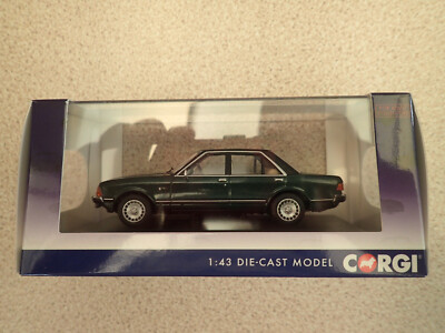 Corgi Vanguards 1:43 VA12415 Ford Granada Mk2 2.8i Ghia Apollo Green BNIB