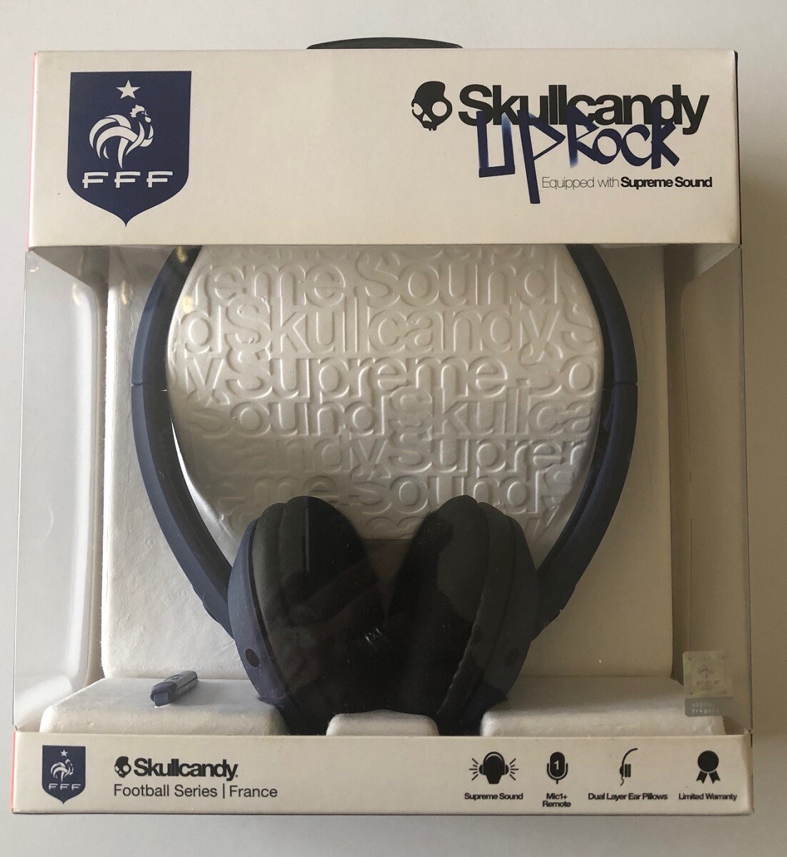 Rare Skullcandy Uprock Headphones with Mic - World Cup Soccer