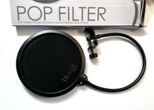 Bluecoil Audio Pop Filter Pop Screen for Broadcasting and Recording Microphone