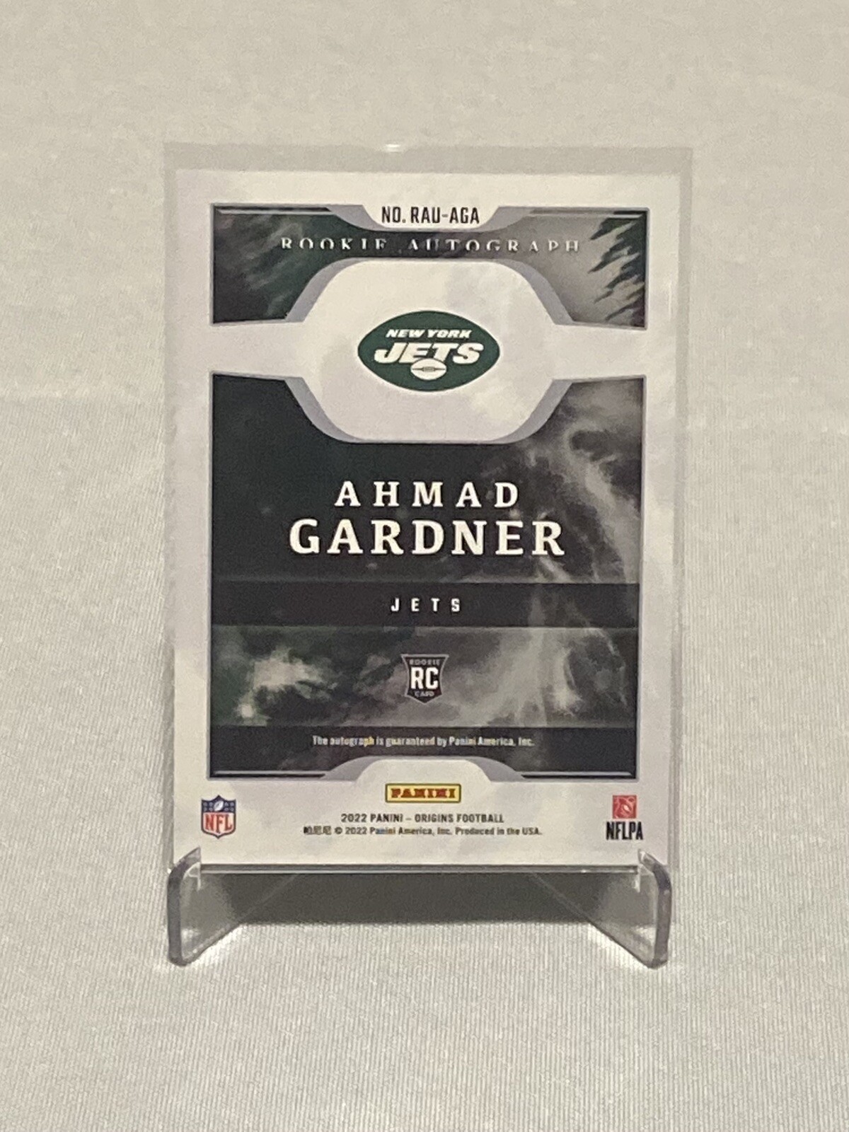 2022 Panini Origins Ahmad Sauce Gardner Rookie On Card Auto Autograph