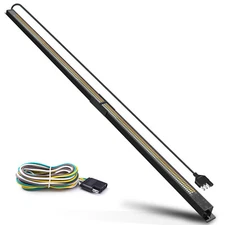 MICTUNING Tailgate Light Bar 3 Rows Light Strip-60" LED Sequential Turn Signal